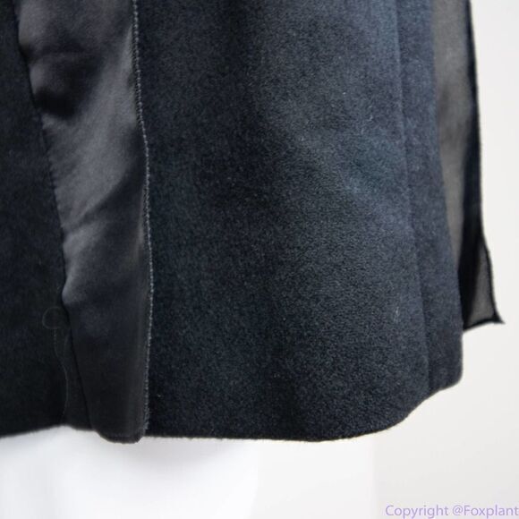 NEW Piazza Sempione Italian-made cashmere/silk black shift‎ dress, IT 40 - Picture 14 of 16
